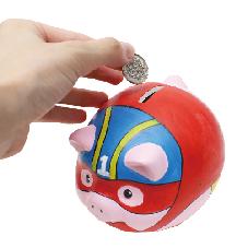 いろぬり貯金箱　ぶた