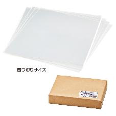 透明プラ板ミニ　四つ切りサイズ　100枚入　