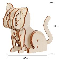木製3Dパズル　