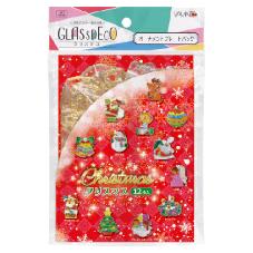 グラスデコ　オーナメントプレートパック　クリスマス