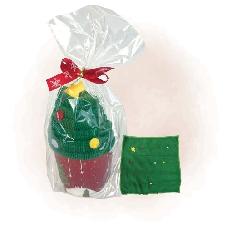 タオルケーキ　クリスマスツリー