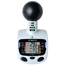 黒球型携帯熱中症計　　SK-180GT