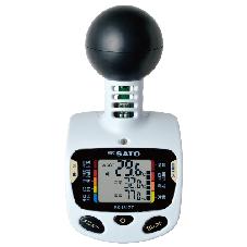 黒球型携帯熱中症計　SK-181GT