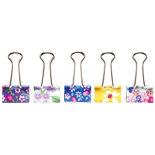 花柄ダブルクリップ ひかりのくに株式会社 メルパオ事業部 花柄ダブルクリップ ひかりのくに株式会社 メルパオ事業部